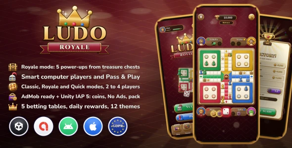 Ludo Royale | Board Game with Power-ups - Unity Ready Project