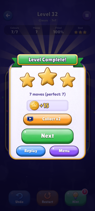 Level complete