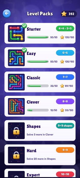 Level packs